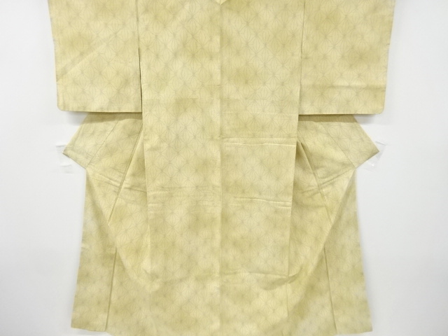 JAPANESE KIMONO / ANTIQUE KIMONO / SILK / TOKAMACHI TSUMUGI / WOVEN ASANOHA